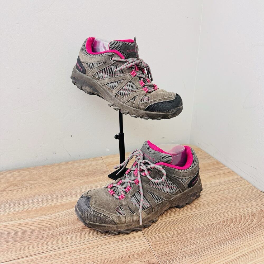 Bearpaw Women's Olympus Hiker shoes Gray And Pink Size 8